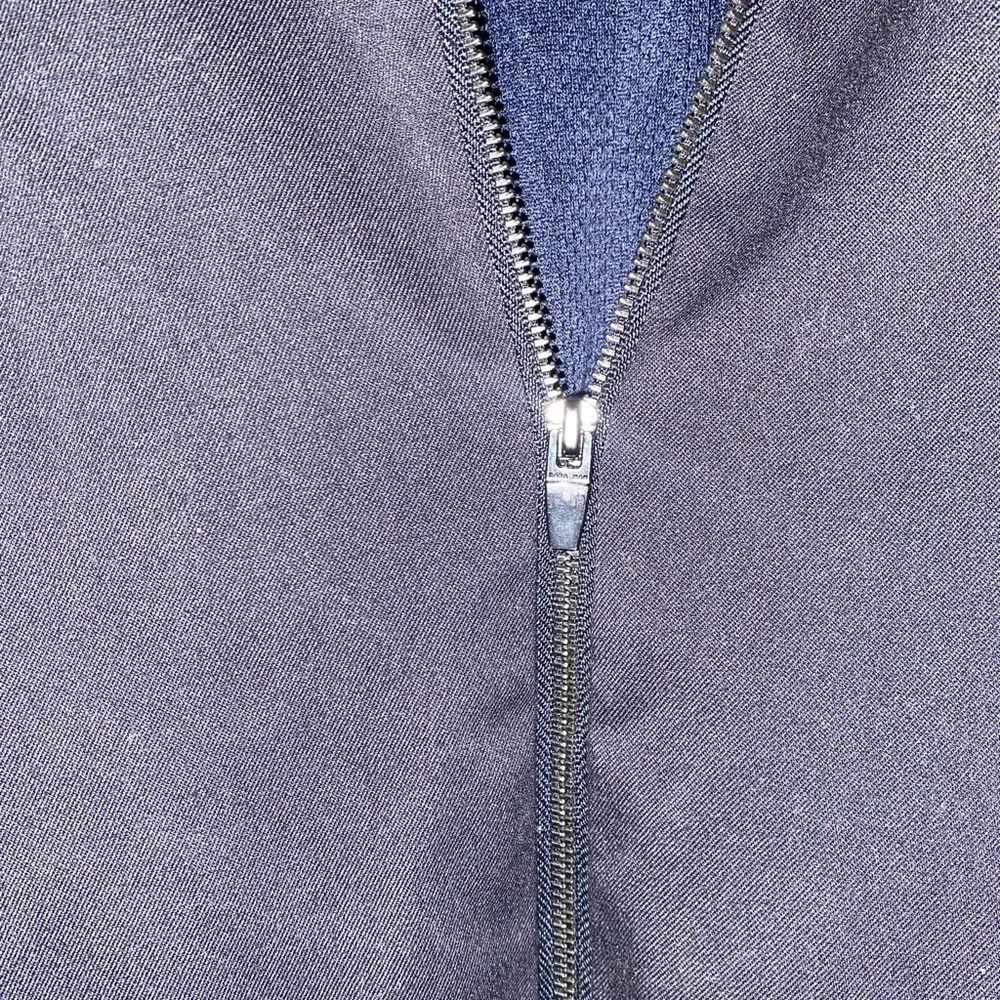 Zara Man Black Bomber Jacket with Satin Sleeves and elastic wrist Size S - Picture 4 of 8